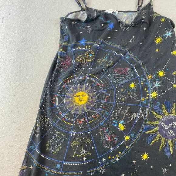 Johnny Was Celestial Space Womens Sz XS Sleep Dress Tank Blue - Picture 3 of 10